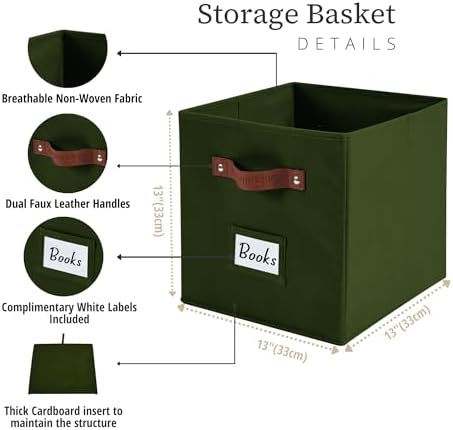 DECOMOMO Storage Bins, Cube Storage Bin - Image 3