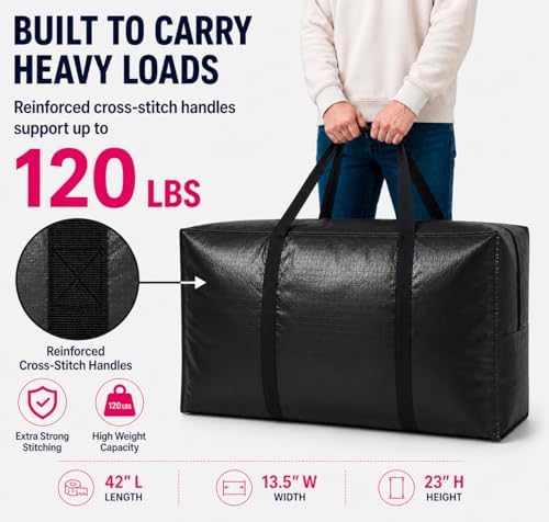 Extra Large Storage Bags, Jumbo Moving Tent Storage Bags, Waterproof Foldable - Image 3