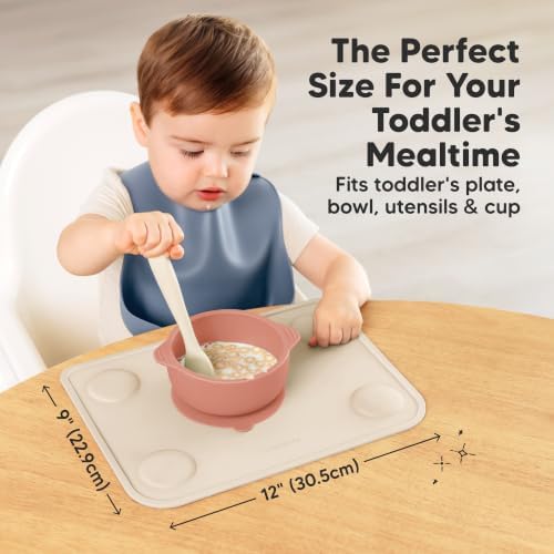 KeaBabies 2pk Silicone Placemats - Image 3