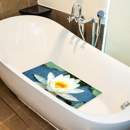 Non Slip Bathtub and Shower Mat 26.8x15.1 inch, Bath Mat - Image 4