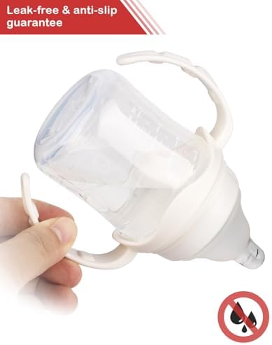 4 Pack Baby Bottle Handles for Evenflo Wide Neck 5oz & 9oz Baby Bottle - Image 4