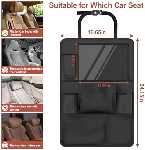 2 Pack Backseat Car Organizer - Image 4
