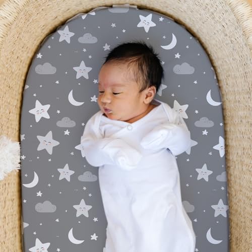 Stretch Fitted Bassinet Sheet Set BROLEX 2 Pack Cradle Sheets - Image 3