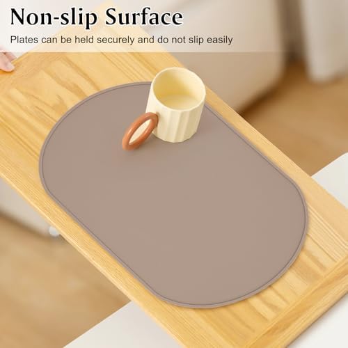 Silicone Placemat Set of 4, Heat Resistant Placemats - Image 6