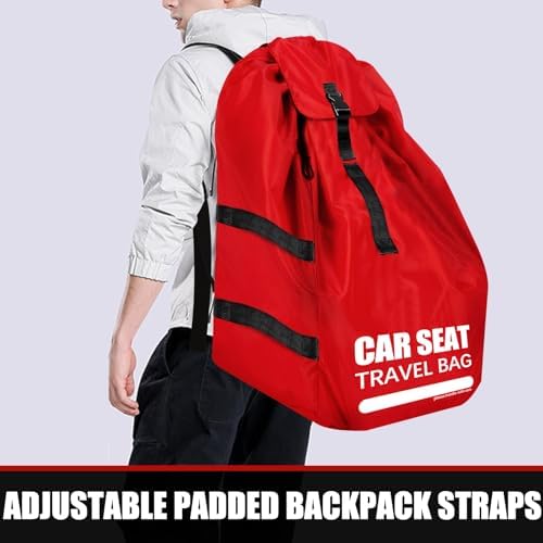 Car Seat Travel Bag for Airplane, Padded Strap Car Seat Bags for Air Travel - Image 2