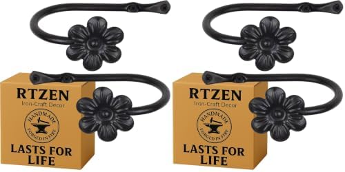 RTZEN Decorative Metal Curtain Tiebacks by RTZEN