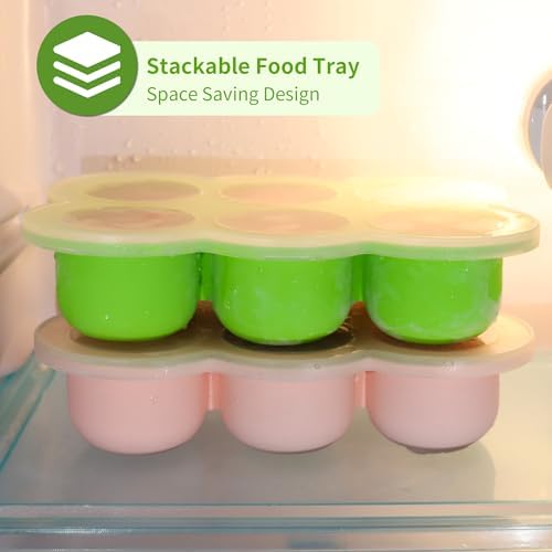 Silicone Freezer Tray with Clip-on Lid, 3oz x 6 Pods - Image 6