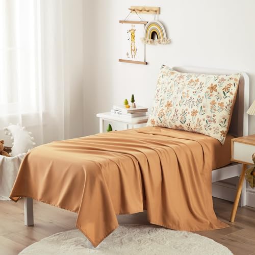 Wake In Cloud - Floral Toddler Bedding Set - Image 4