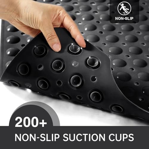Tree Bud Bathtub Mats for Shower Tub Non-Slip Bath Mat 39 x 16 Inch Extra Long - Image 5