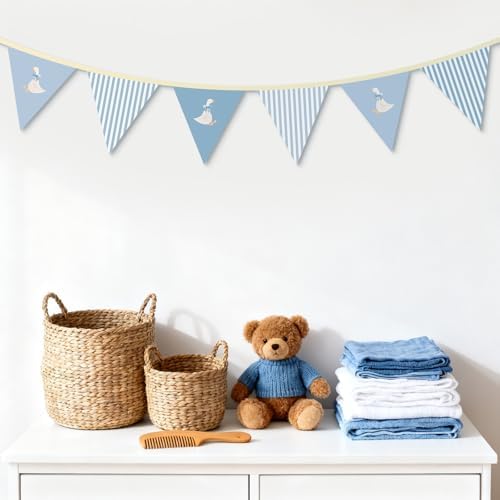 Hahafelt Goose Fabric Banner 1st Birthday Decor - Image 5
