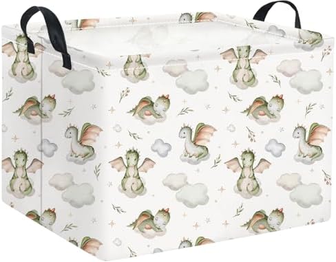 Rectangular Baby Girl Basket Kids Baby Storage Basket Storage Bin Organizer Box by HIYAGON