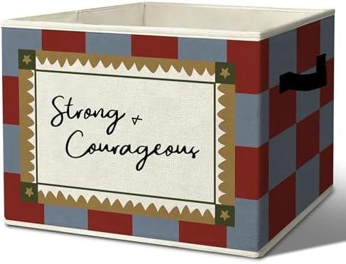 Nursery Positive Affirmation Storage Bins Box by Unknown