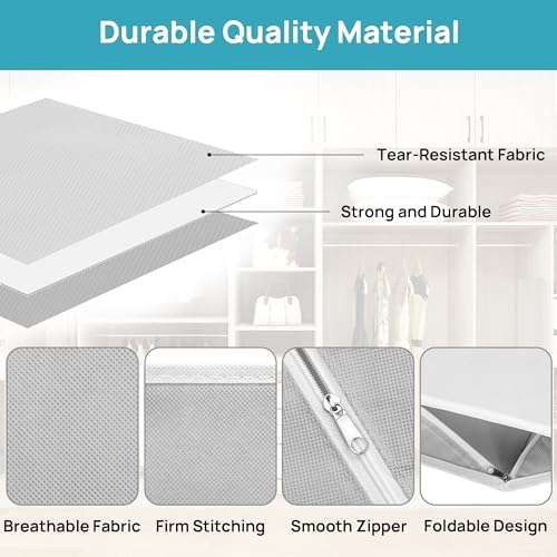 Vtopmart 18 Pack Baby Clothes Organizer, Foldable Fabric Drawer Bins - Image 6