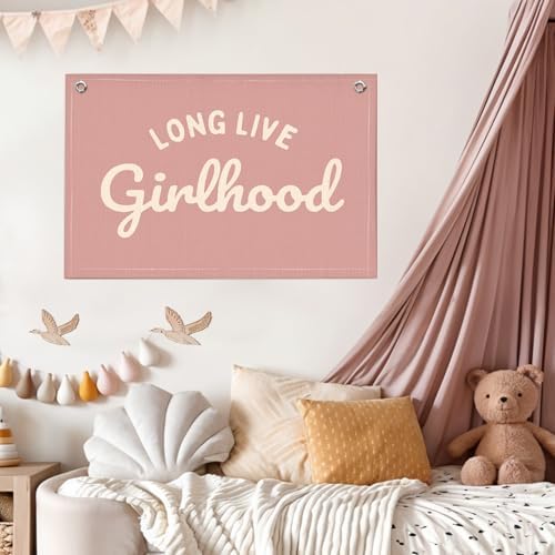 Lacama Pink Long Live Girlhood Banner - Image 2