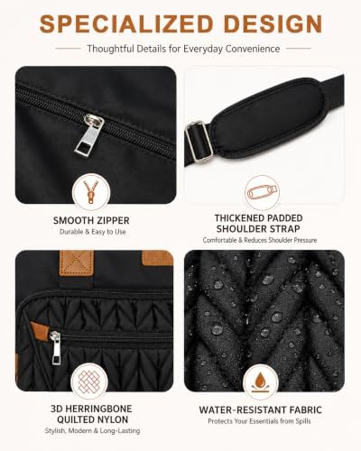 FHELAD Diaper Bag Tote for Women, Baby Diaper Bag Set - Image 3