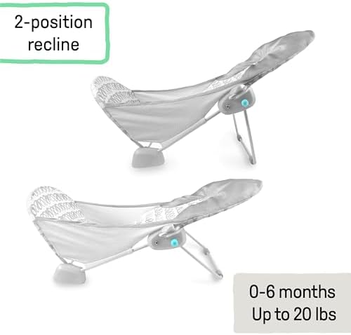 Ingenuity Foldaway 2-Position Baby Bath Seat, Adjustable Support - Image 5