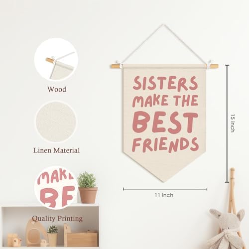 Pink Girl Nursery Decor, Girls Room Wall Art Decor - Image 7