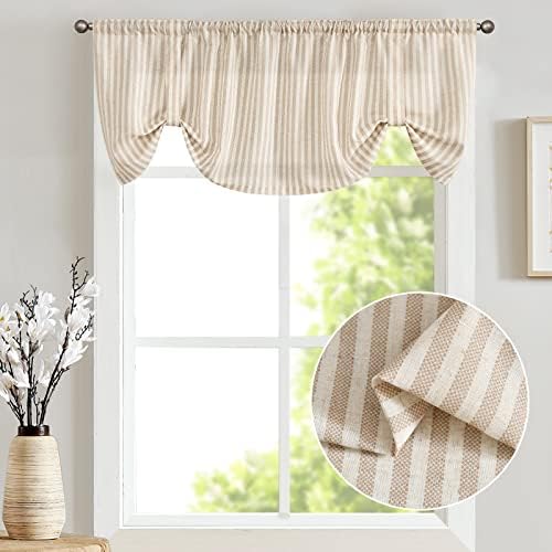 jinchan Linen Boxter Stripe Valances - Image 2