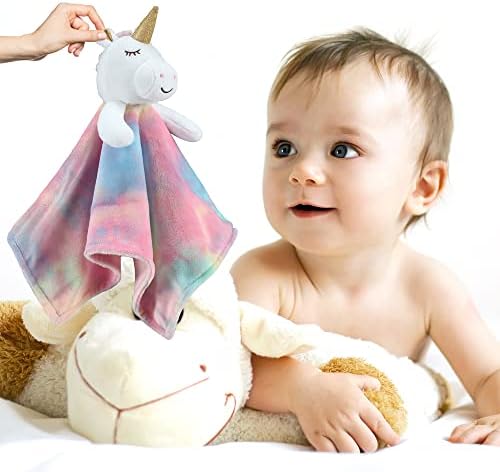 CREVENT Cozy Plush Baby Security Blanket, Loveys - Image 7