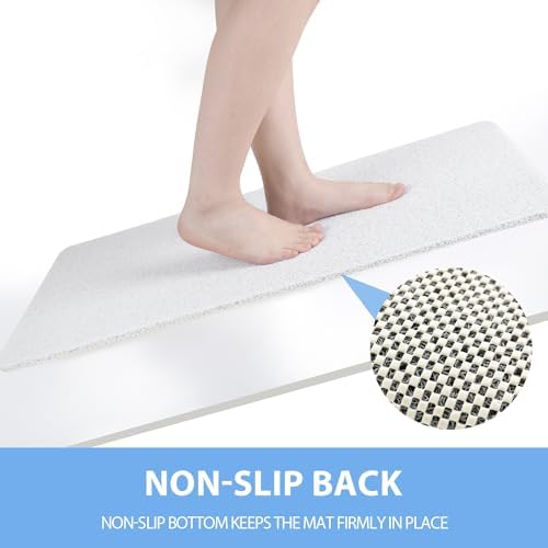 Hargiis Non-Slip Bathtub Mat, 2 Pack Anti Slip Shower Mat, Fast Drying Bathtub - Image 3