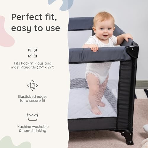 Margaux & May Pack N Play Mattress Protector, Oeko-TEX® Certified - Image 7