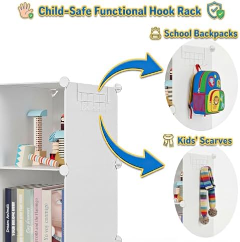 Portable Baby Wardrobe Closet Lightweight Kids Storage Organizer - Image 4