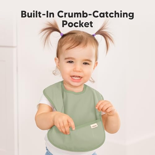 KeaBabies 3-Pack Waterproof Baby Bibs - Image 5