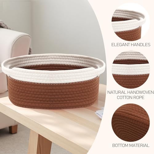 JMvicyroam Small Woven Basket, Empty Gift Basket - Image 3