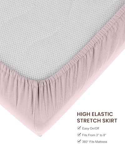 Baby Crib Sheets Girl, Toddler Bed Sheets Fitted - Image 6