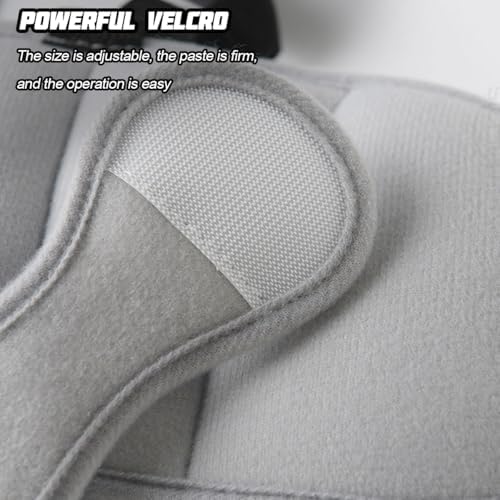 Car Seat Head Support Strap Adjustable Mesh Neck Relief Band Black - Image 3