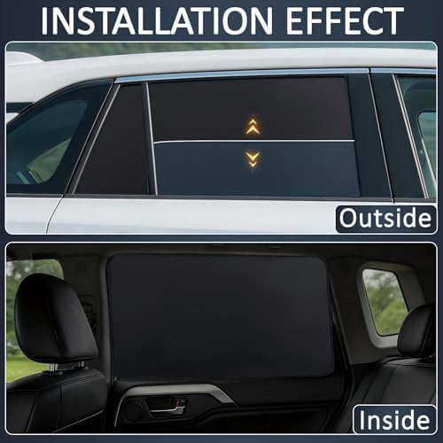 XCBYT Magnetic Car Window Shades - Image 6