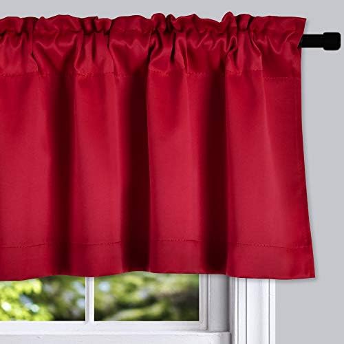 DONREN Christmas Red Valances for Bedroom - Image 2