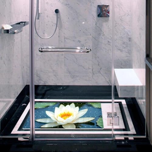 Non Slip Bathtub and Shower Mat 26.8x15.1 inch, Bath Mat - Image 5