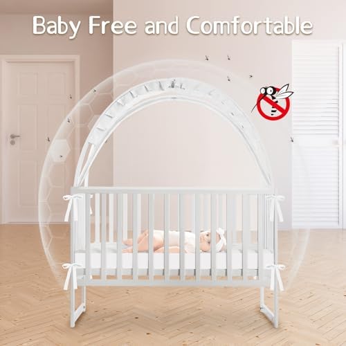 Crib Tent to Keep Baby from Climbing Out, Crib Net to Keep Baby in - Image 5
