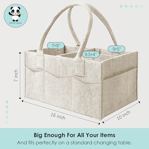 HIPHOP PANDA 2-Pack Diaper Caddy Organizer - Image 6