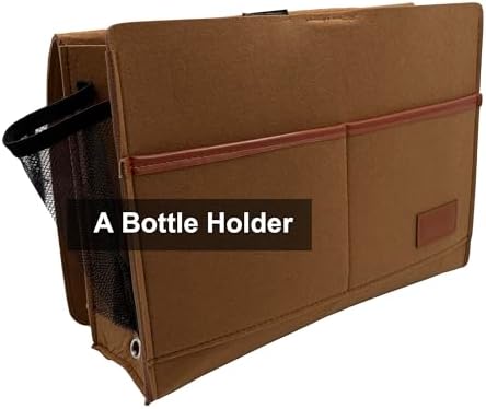 Bedside Caddy, Felt Bedside Storage Organizer, Hanging Storage - Image 3