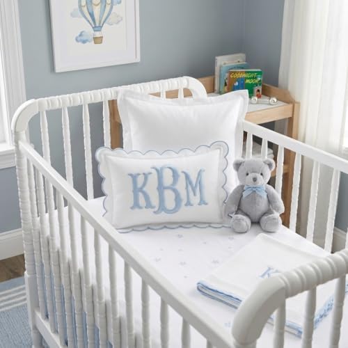 Monogram Pillow Covers, Personalized Initials Name Pillowcase, Embroidered - Image 6
