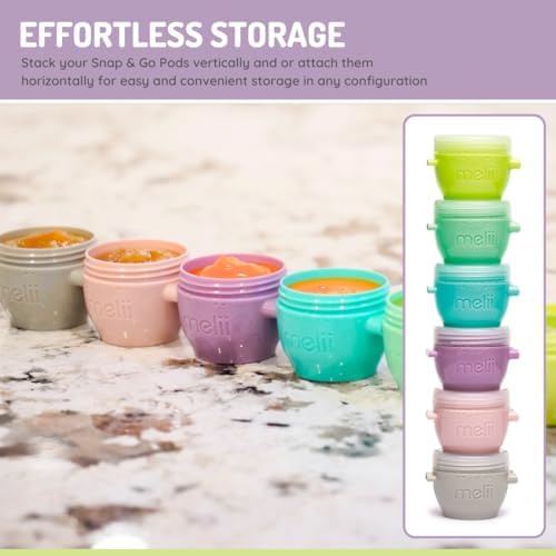 melii Snap & Go Baby Food Storage Containers - Image 4
