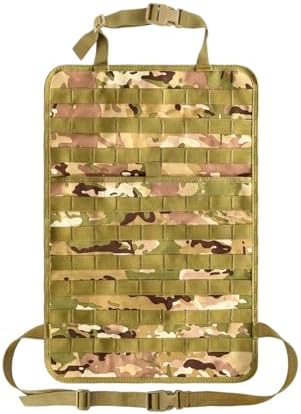 Car Seat Back Organizer, Tactical MOLLE Sag Proof Vehicle Panel Backseat Cover by Unknown