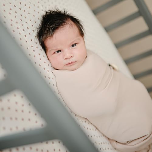 mushie Extra Soft Muslin Fitted MINI Crib Sheet | 24"x 38" - Image 4