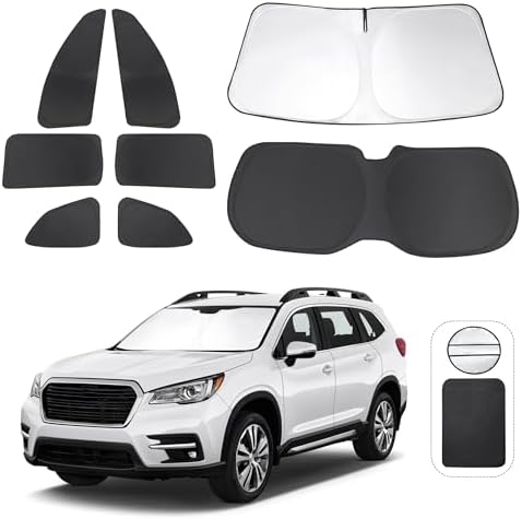 TINGLU Window Shades for Subaru Ascent Touring 2019-2026 Accessories Car Side by TINGLU