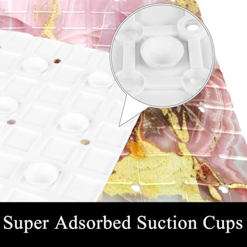 Bathtub Mat Non Slip 26.8x15.1 Inch, Machine Washable Shower Mats - Image 3