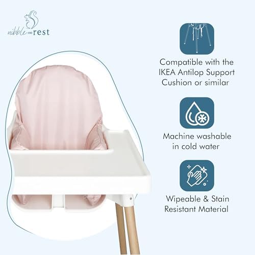 Nibble and Rest Highchair Cushion Cover, Compatible - Image 4