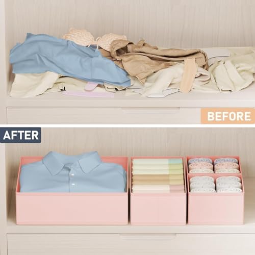 DIMJ Drawer Organizer Clothes 28 Pack - Image 5
