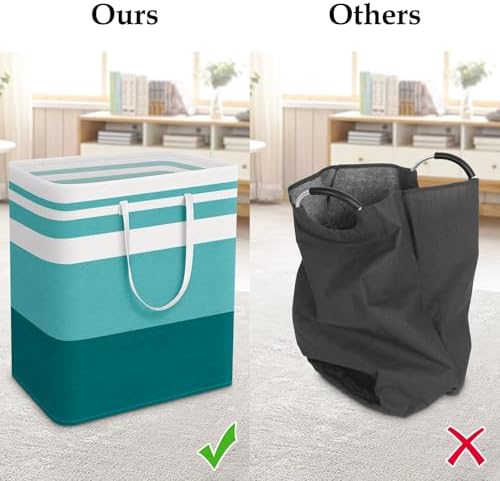StorageRight Laundry Basket Hamper, 100L Collapsible Clothes Storage - Image 5