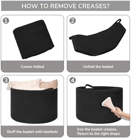 Goodpick Large Woven Dirty Clothes Basket - Image 7