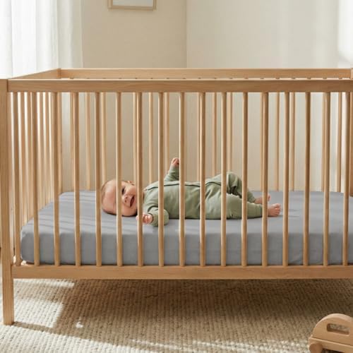 2-Pack Crib Sheets Waterproof for Baby Boys - Image 6