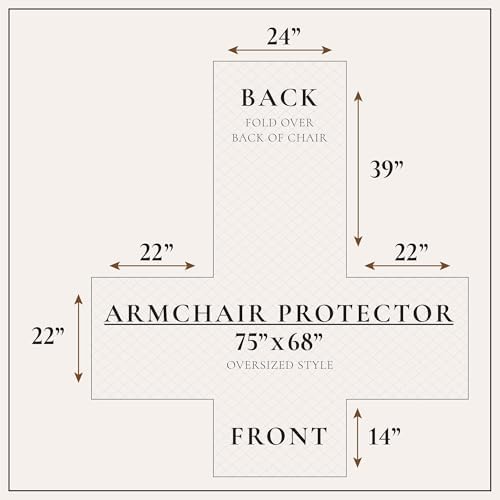 Great Bay Home Reversible Floral Patchwork Chair Furniture Protector - Image 3