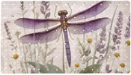 Bath Tub Shower Mat, Washable Bathtub Floor Mats, Suction Cups and Drain Holes by Anna+Cowper