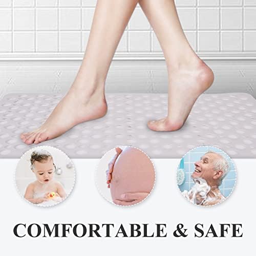 Bath Mat for Tub, 30 x 17 inch Non Slip Bathtub Mat Machine Washable Shower Mat - Image 4